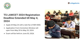 TS LAWCET 2024 Registration Deadline Extended till May 4; Apply @lawcet.tsche.in